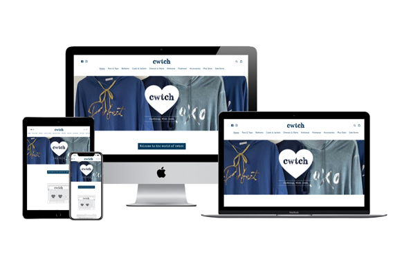 Website Design Plymouth: Cwtch Boutique Website